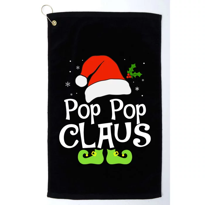 Pop Pop Claus Matching Family Christmas 2022 Costume Santa Platinum Collection Golf Towel