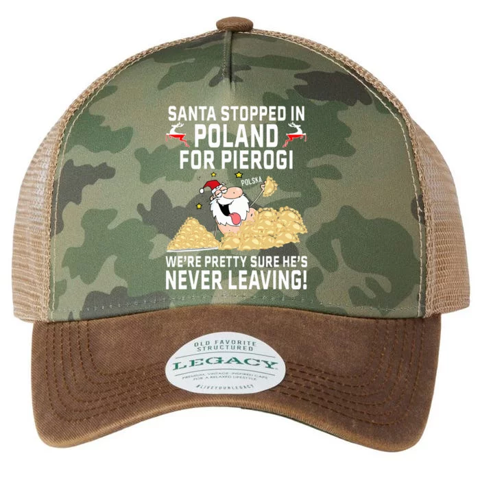 Pierogi Polish Christmas Santa Claus Poland Legacy Tie Dye Trucker Hat