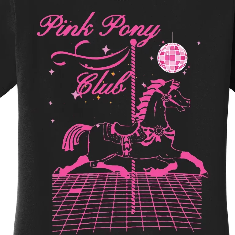 Pink Pony Club Groovy Girl Birthday Cowgil Women's T-Shirt