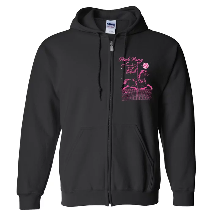 Pink Pony Club Groovy Girl Birthday Cowgil Full Zip Hoodie