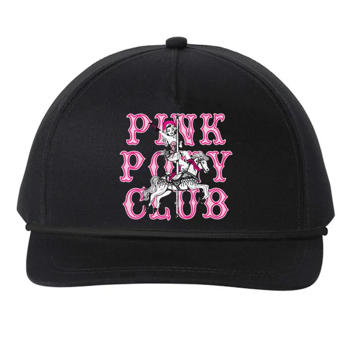 Pink Pony Club Groovy Girl Birthday Cowgirl Snapback Five-Panel Rope Hat