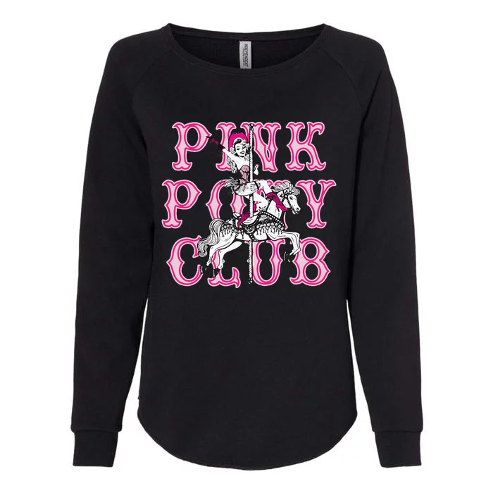 Pink Pony Club Groovy Girl Birthday Cowgirl Womens California Wash Sweatshirt