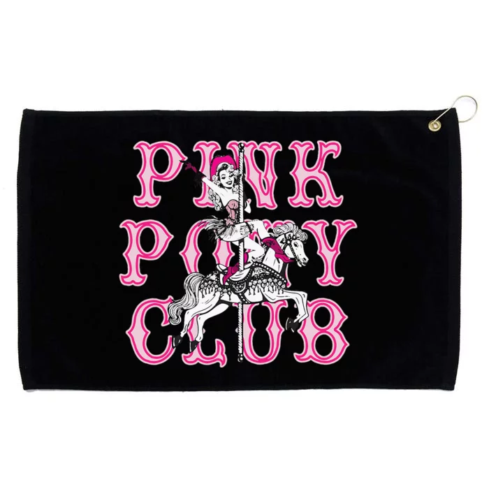 Pink Pony Club Groovy Girl Birthday Cowgirl Grommeted Golf Towel