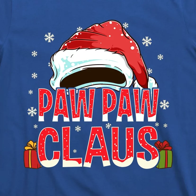 Paw Paw Claus Group Funny Gift Matching Family Christmas Meaningful Gift T-Shirt