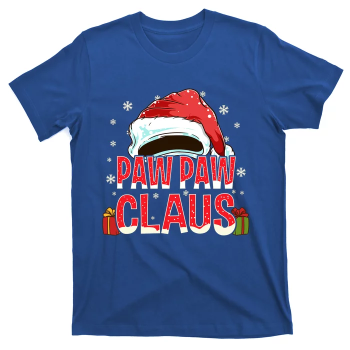 Paw Paw Claus Group Funny Gift Matching Family Christmas Meaningful Gift T-Shirt