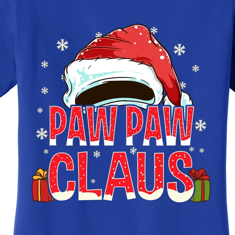 Paw Paw Claus Group Funny Gift Matching Family Christmas Meaningful Gift Women's T-Shirt