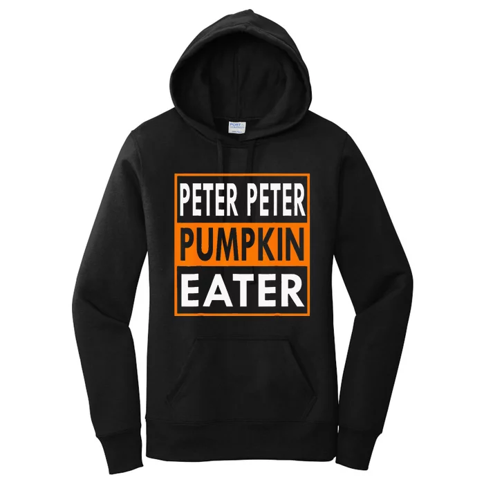 Peter Pumpkin Costume Eater For Couples Matching Halloween Women's Pullover Hoodie