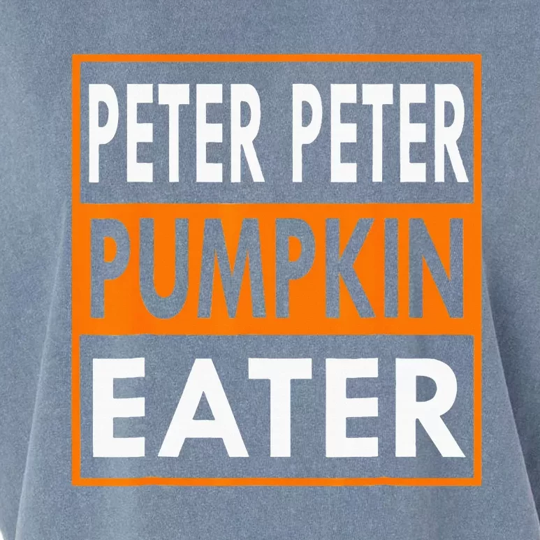 Peter Pumpkin Costume Eater For Couples Matching Halloween Garment-Dyed Women's Muscle Tee