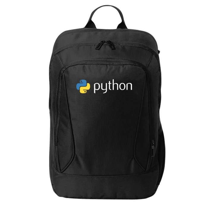 Python Programmer Computer Developers Tee City Backpack