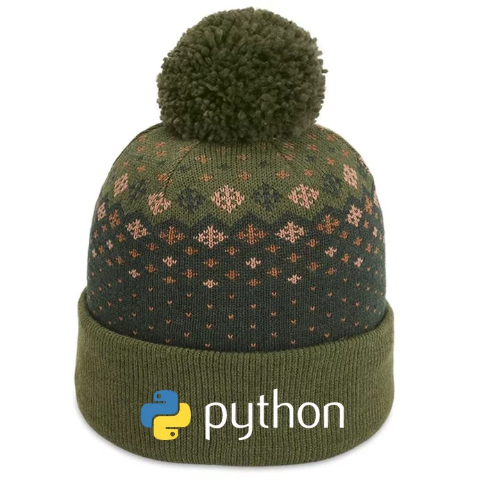 Python Programmer Computer Developers Tee The Baniff Cuffed Pom Beanie