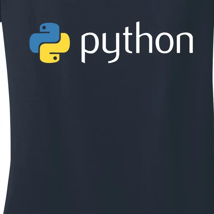 Python Programmer Computer Developers Tee Women's V-Neck T-Shirt