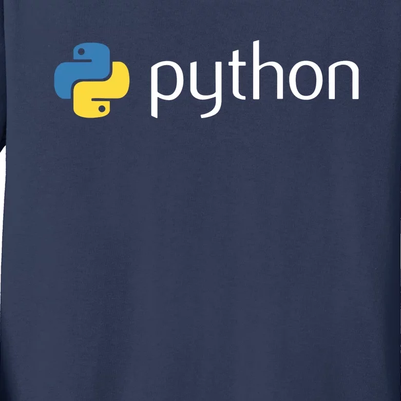 Python Programmer Computer Developers Tee Kids Long Sleeve Shirt