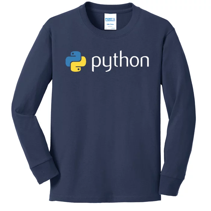 Python Programmer Computer Developers Tee Kids Long Sleeve Shirt