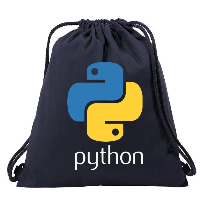 Python Programmer Computer Developers Tee Drawstring Bag