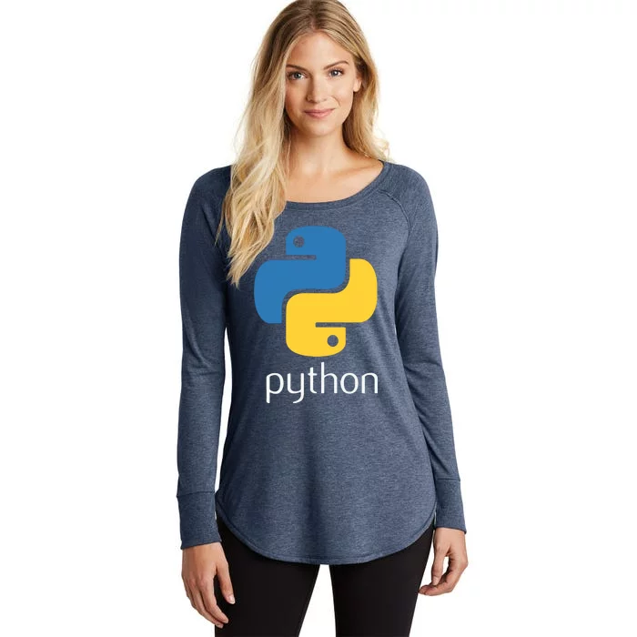 Python Programmer Computer Developers Tee Women's Perfect Tri Tunic Long Sleeve Shirt