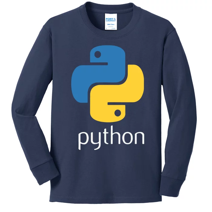 Python Programmer Computer Developers Tee Kids Long Sleeve Shirt