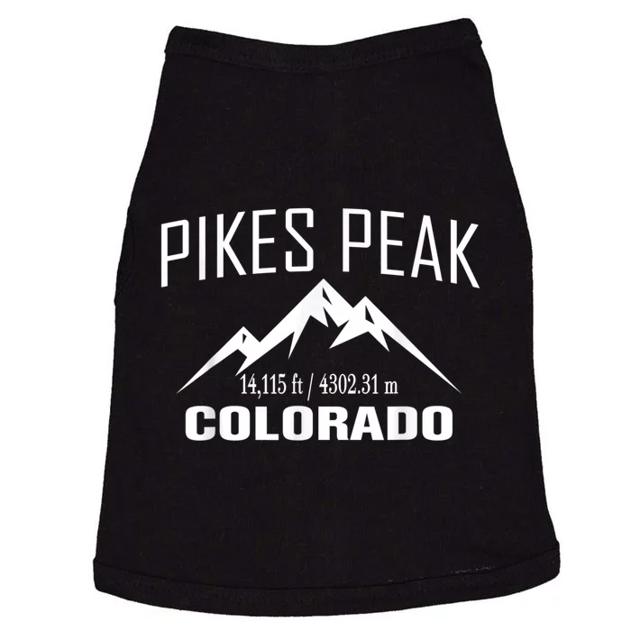 PIKES PEAK COLORADO Climbing Summit Club Outdoor Doggie Tank