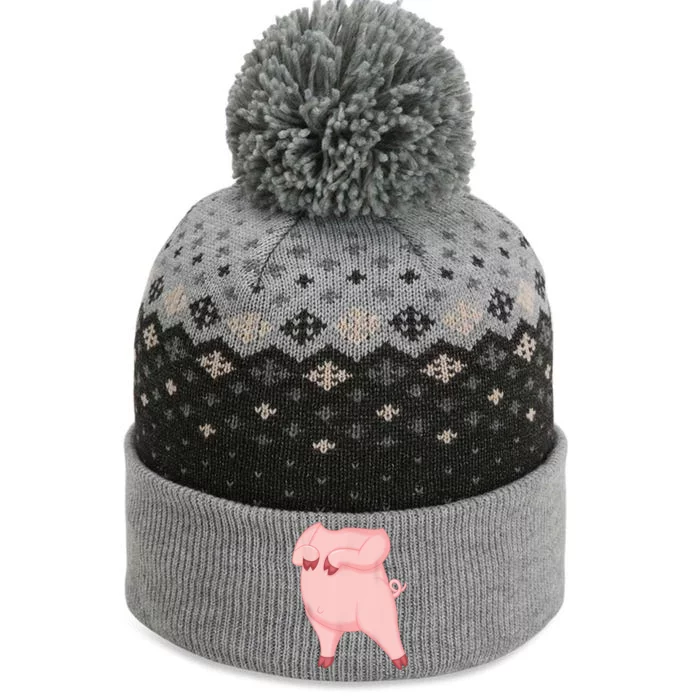 Pig Pig Costume The Baniff Cuffed Pom Beanie