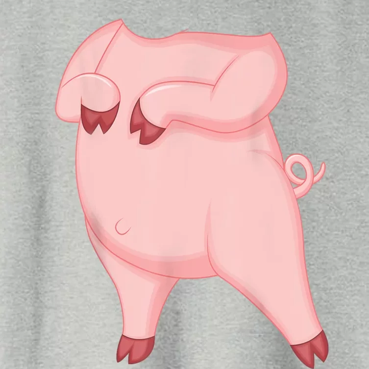 Pig Pig Costume Women's Crop Top Tee