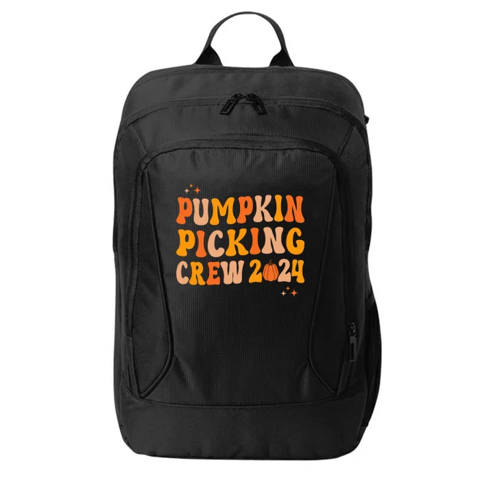 Pumpkin Picking Crew 2024 Family Matching Autumn Halloween City Backpack