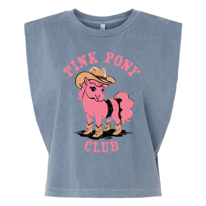 P.I.N.K. Pony Club Garment-Dyed Women's Muscle Tee