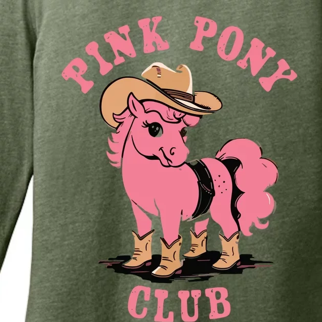 P.I.N.K. Pony Club Womens CVC Long Sleeve Shirt