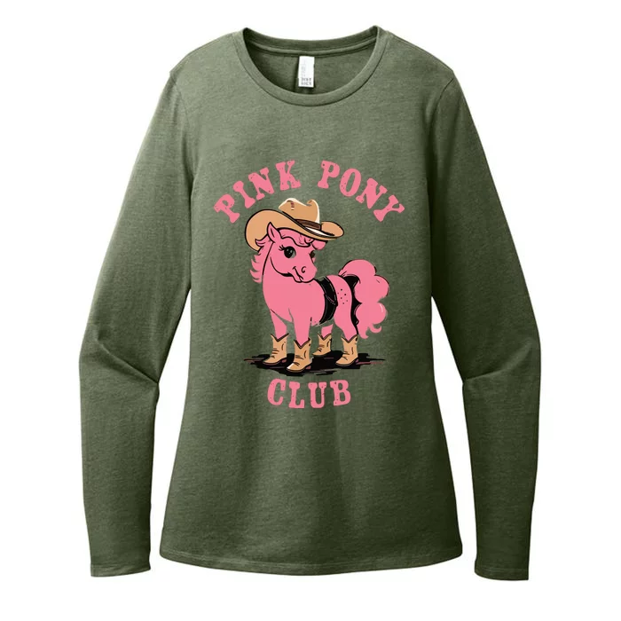 P.I.N.K. Pony Club Womens CVC Long Sleeve Shirt