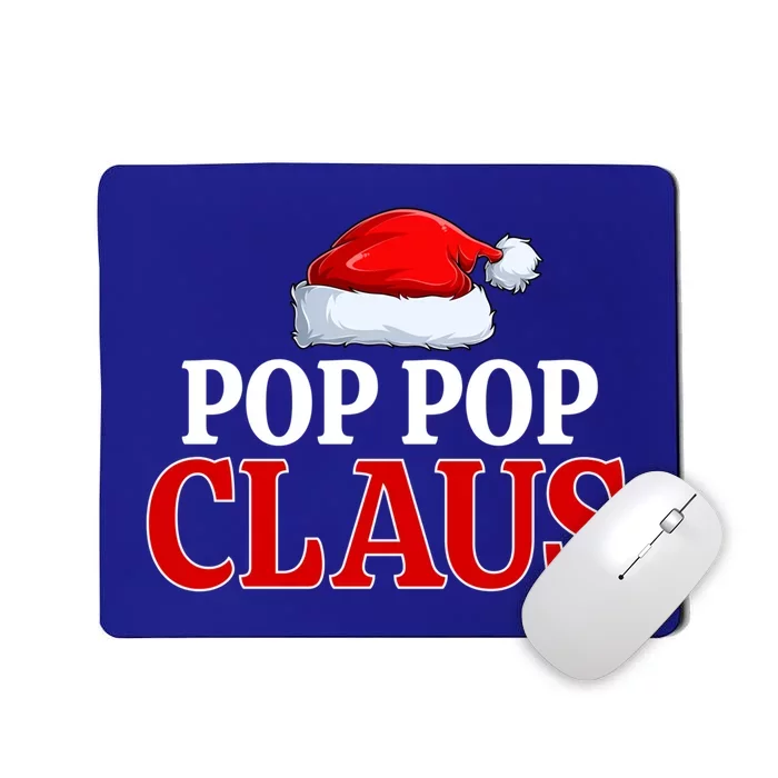 Pop Pop Claus Christmas Pajama Matching Family Santa Xmas Gift Mousepad