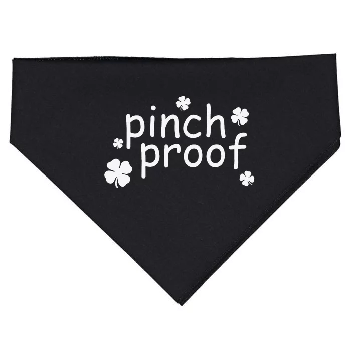 Pinch Proof Clover For Saint Patrick's Day Shamrocks USA-Made Doggie Bandana