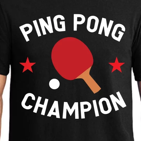 Ping Pong Champion Table Tennis Lover Gift Pajama Set