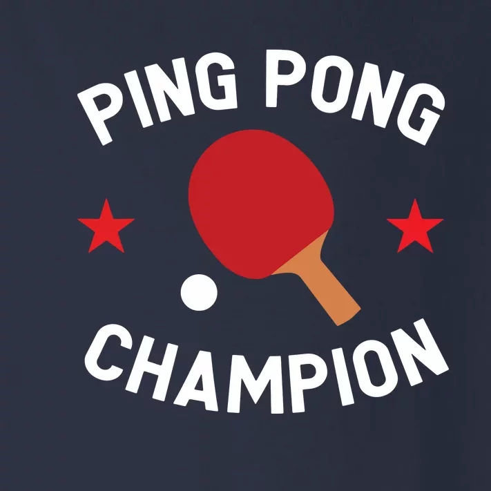 Ping Pong Champion Table Tennis Lover Gift Toddler Long Sleeve Shirt