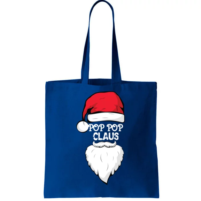 Pop Pop Claus Pop Pop Grandpa Christmas Pop Pop Xmas Party Cool Gift Tote Bag