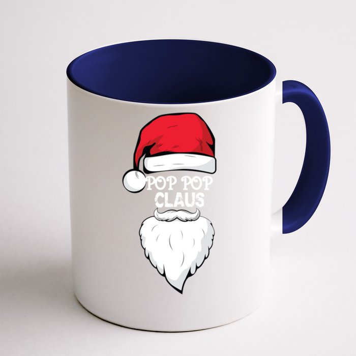 Pop Pop Claus Pop Pop Grandpa Christmas Pop Pop Xmas Party Cool Gift Front & Back Coffee Mug