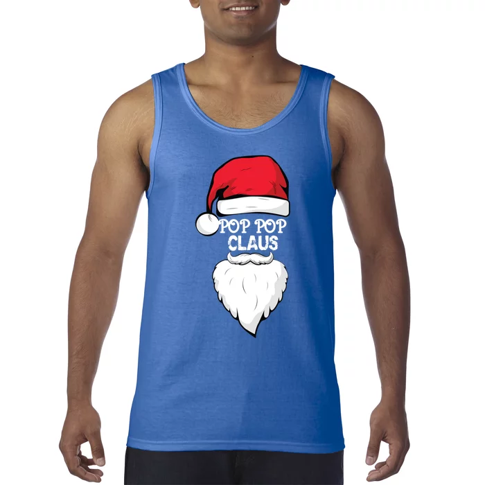 Pop Pop Claus Pop Pop Grandpa Christmas Pop Pop Xmas Party Gift Tank Top