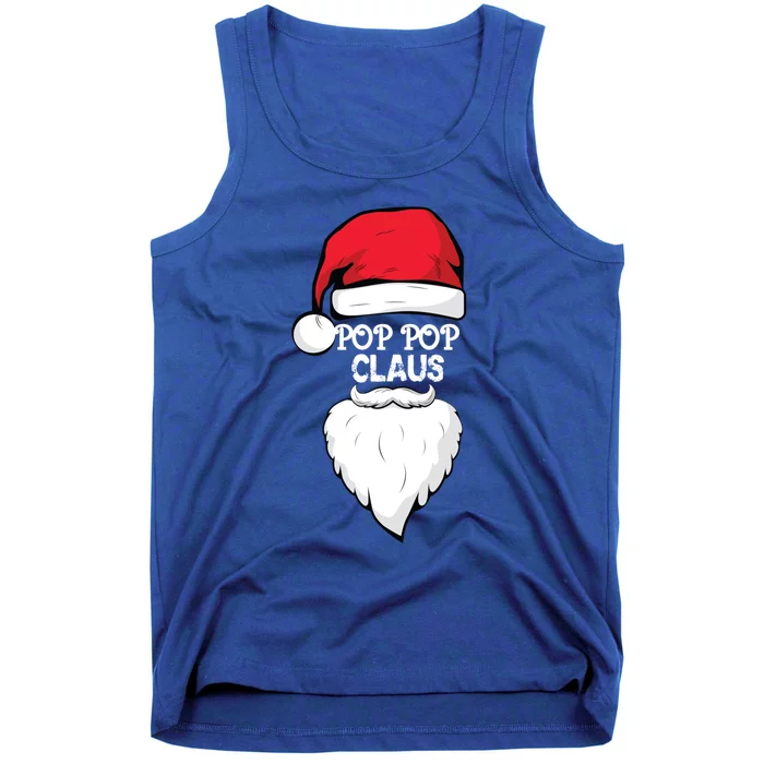 Pop Pop Claus Pop Pop Grandpa Christmas Pop Pop Xmas Party Gift Tank Top