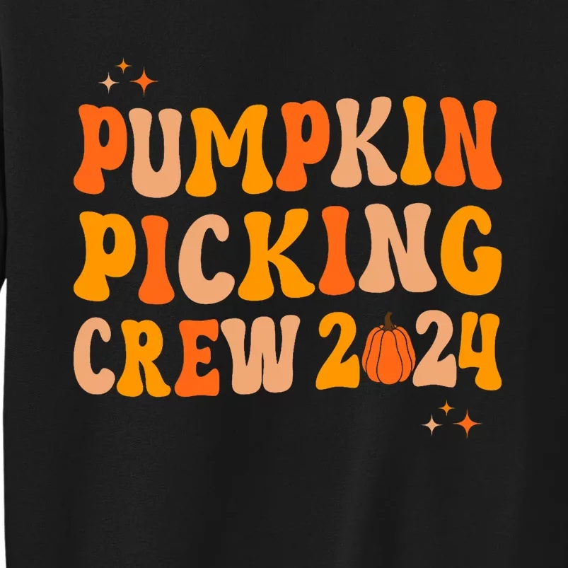 Pumpkin Picking Crew 2024 Family Matching Autumn Halloween Sweatshirt