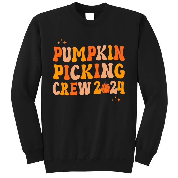 Pumpkin Picking Crew 2024 Family Matching Autumn Halloween Sweatshirt