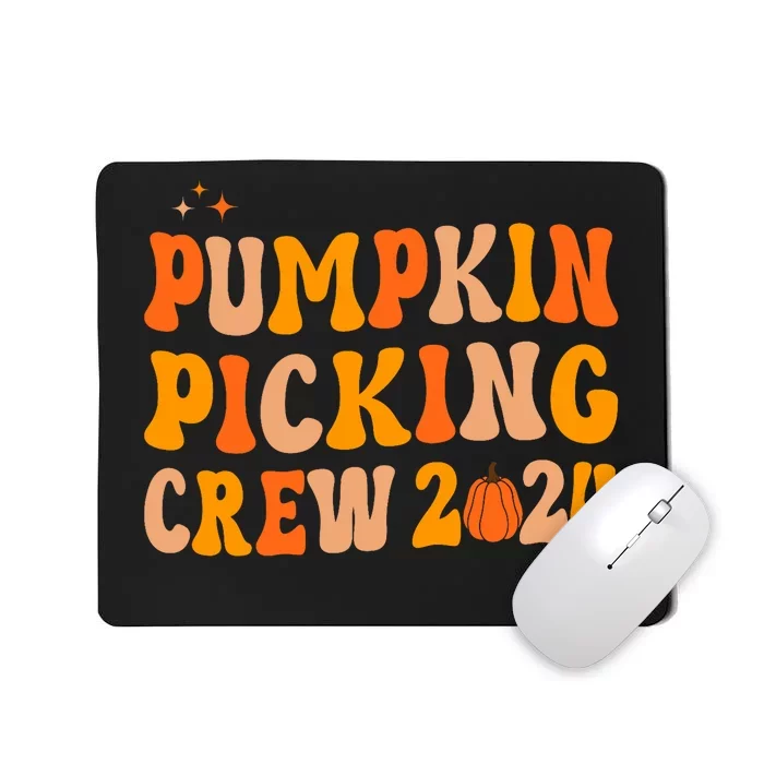 Pumpkin Picking Crew 2024 Family Matching Autumn Halloween Mousepad