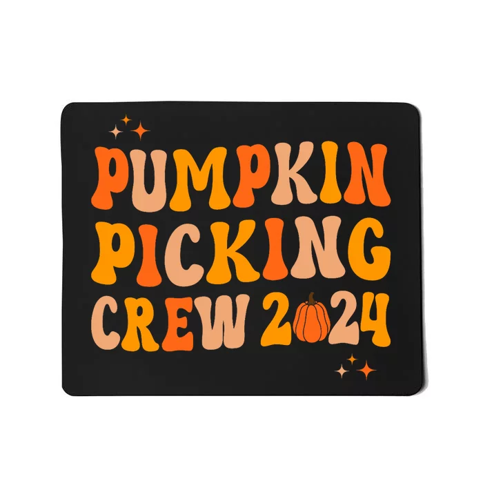 Pumpkin Picking Crew 2024 Family Matching Autumn Halloween Mousepad