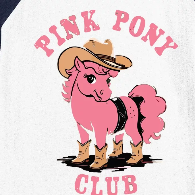 Pink Pony Club Baseball Sleeve Shirt