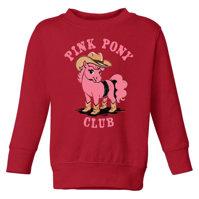 Pink Pony Club Toddler Sweatshirt