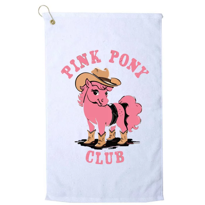 Pink Pony Club Platinum Collection Golf Towel