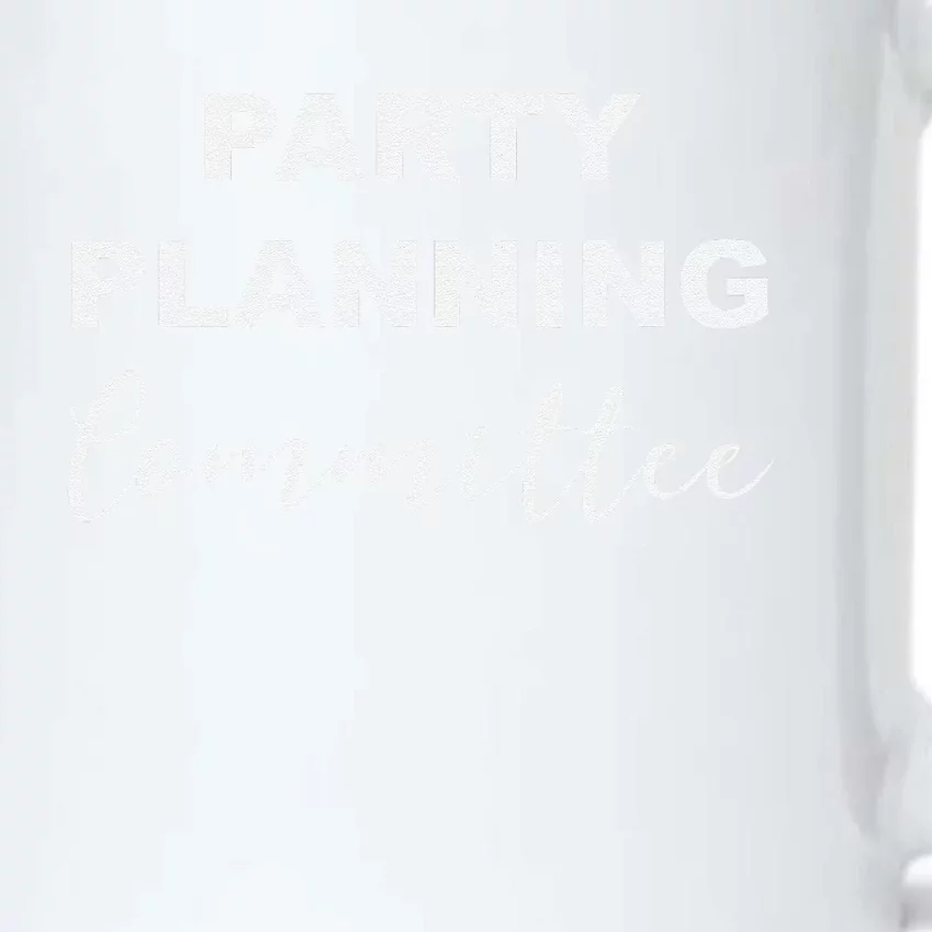 Party Planning Committee Black Color Changing Mug