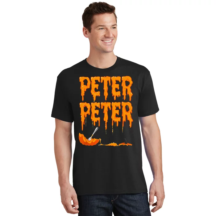 Peter Pumpkin Costume Eater For Couples Matching Halloween T-Shirt