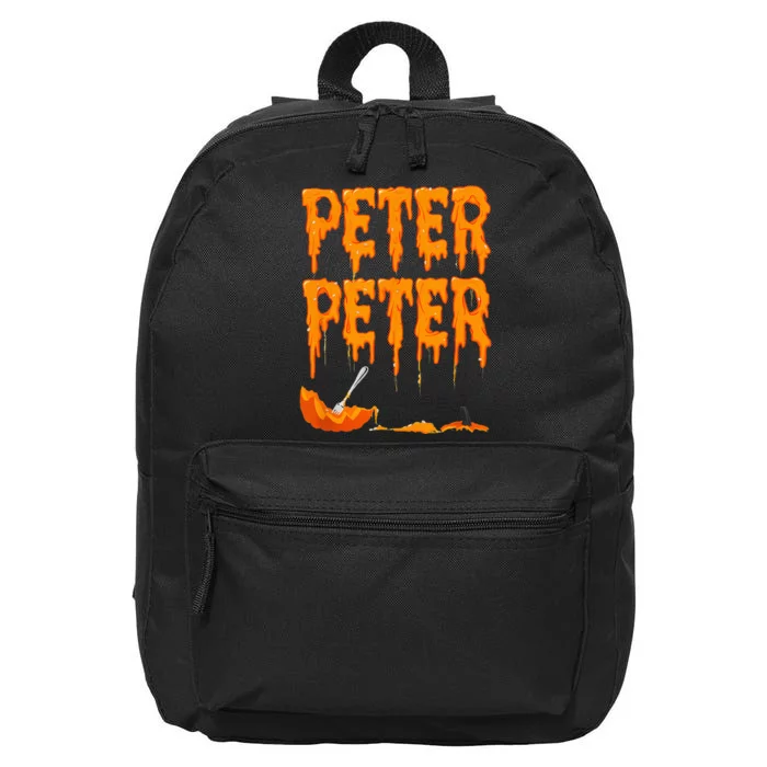 Peter Pumpkin Costume Eater For Couples Matching Halloween 16 in Basic Backpack