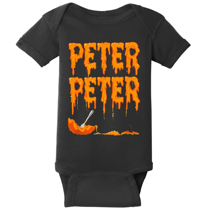 Peter Pumpkin Costume Eater For Couples Matching Halloween Baby Bodysuit