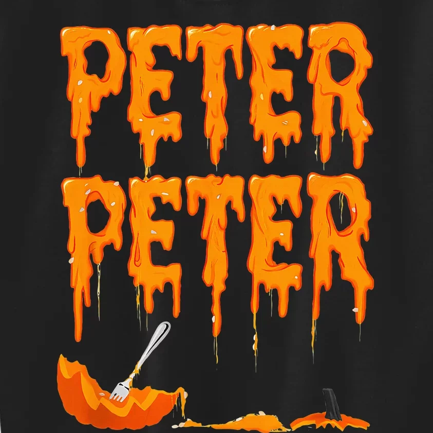 Peter Pumpkin Costume Eater For Couples Matching Halloween Kids Sweatshirt