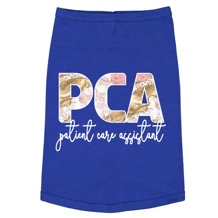 Pca Patient Care Assistant Pca Nurse Medical Great Gift Doggie Tank