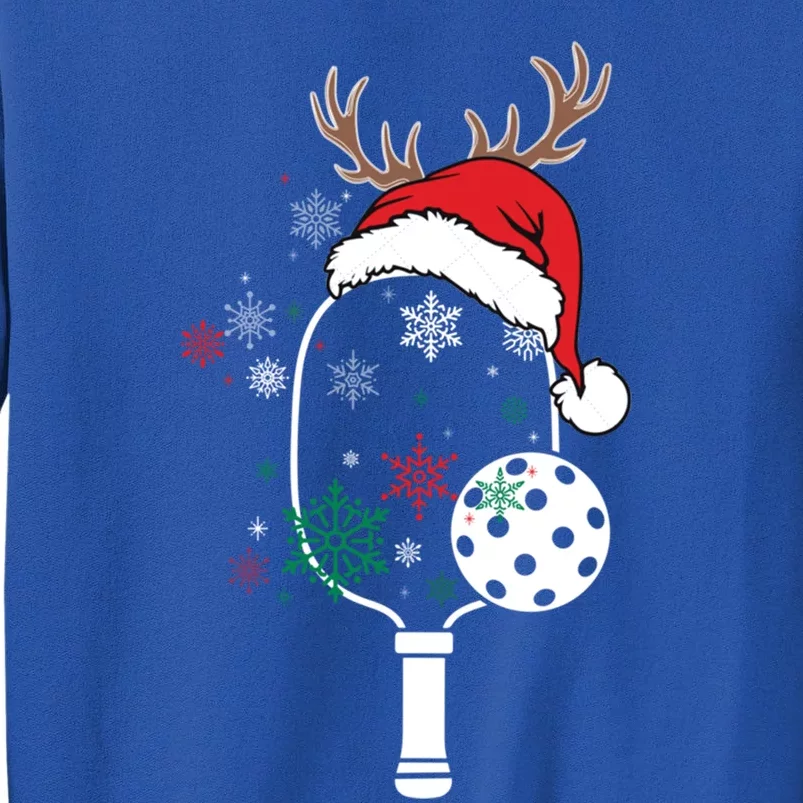 Pickleball Player Christmas Holiday Reindeer Xmas Tees Gift Sweatshirt