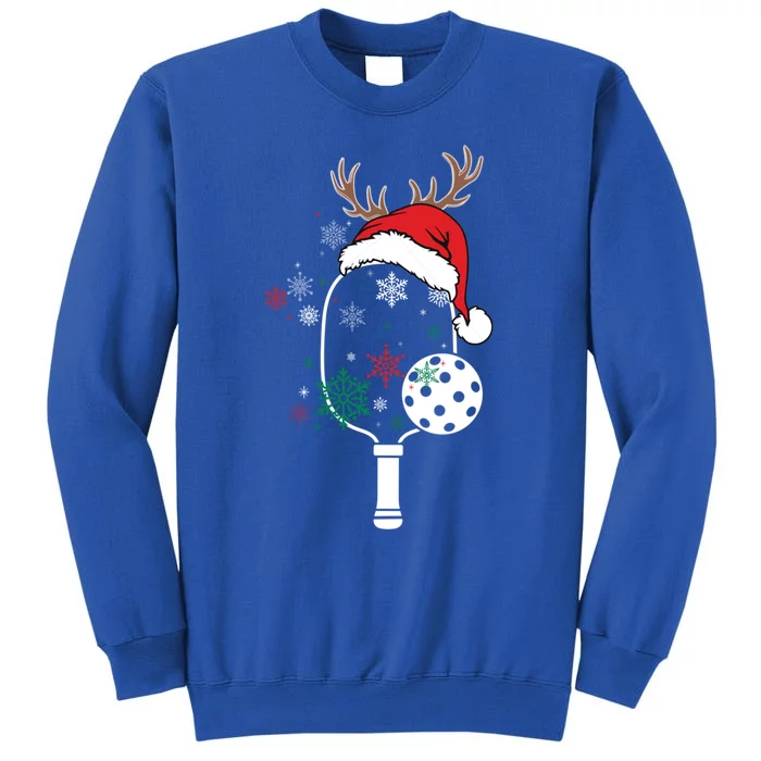 Pickleball Player Christmas Holiday Reindeer Xmas Tees Gift Sweatshirt